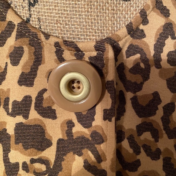 EUC CAbi Leopard Print Estate Jacket, XS - Picture 10 of 12